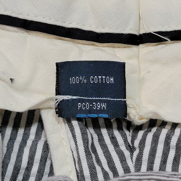 Polo Ralph Lauren VTG 90s Seersucker Bradbury Fit Shorts Size 34 10" Inseam - Picture 4 of 8
